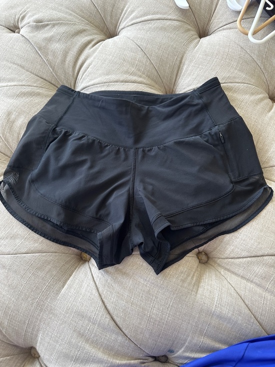 lululemon athletica Pants - lululemon athletica Black Women's Athletic Shorts with Side Pockets